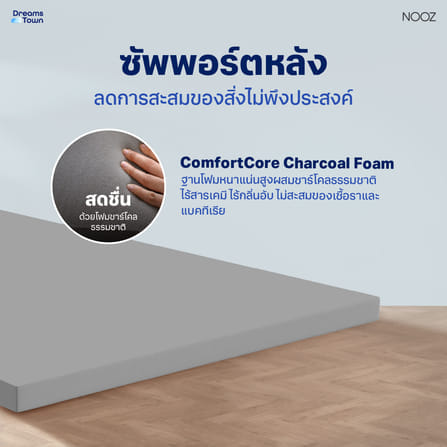 ที่นอนเมมโมรี่โฟม 6 ฟุต NOOZ EVENING LITE EVO หนา 4 นิ้ว_4